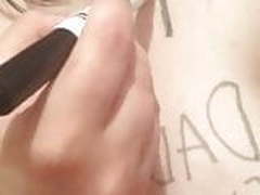 My Slut Writing on Herself to Show Who Owns Her Free XXX | xvideosearch.com