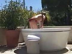 Priscilla Betti dance pool topless HD | xvideosearch.com