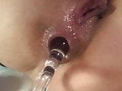 Brunette slut plays with thick butt plug Hot Clip | xvideosearch.com